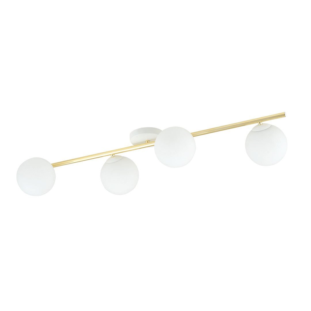 Lampa Sufitowa Splendi 4 1249/4 4Xe14 biała/złota