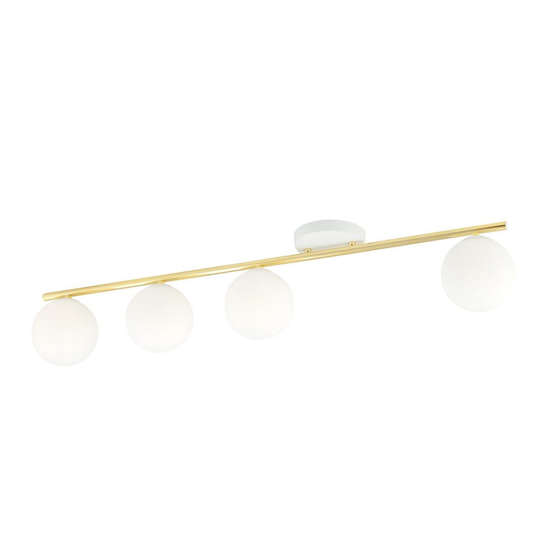 Lampa Sufitowa Monza 4 1253/4 4Xe14 biała/złota