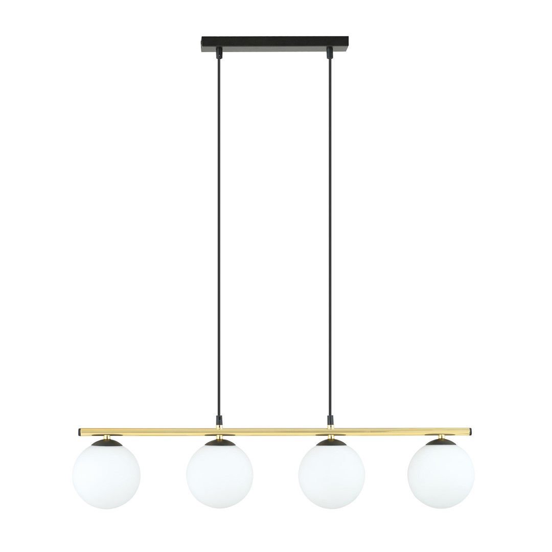 Lampa Wisząca Alora 4 1254/4 4Xe14 czarna/złota