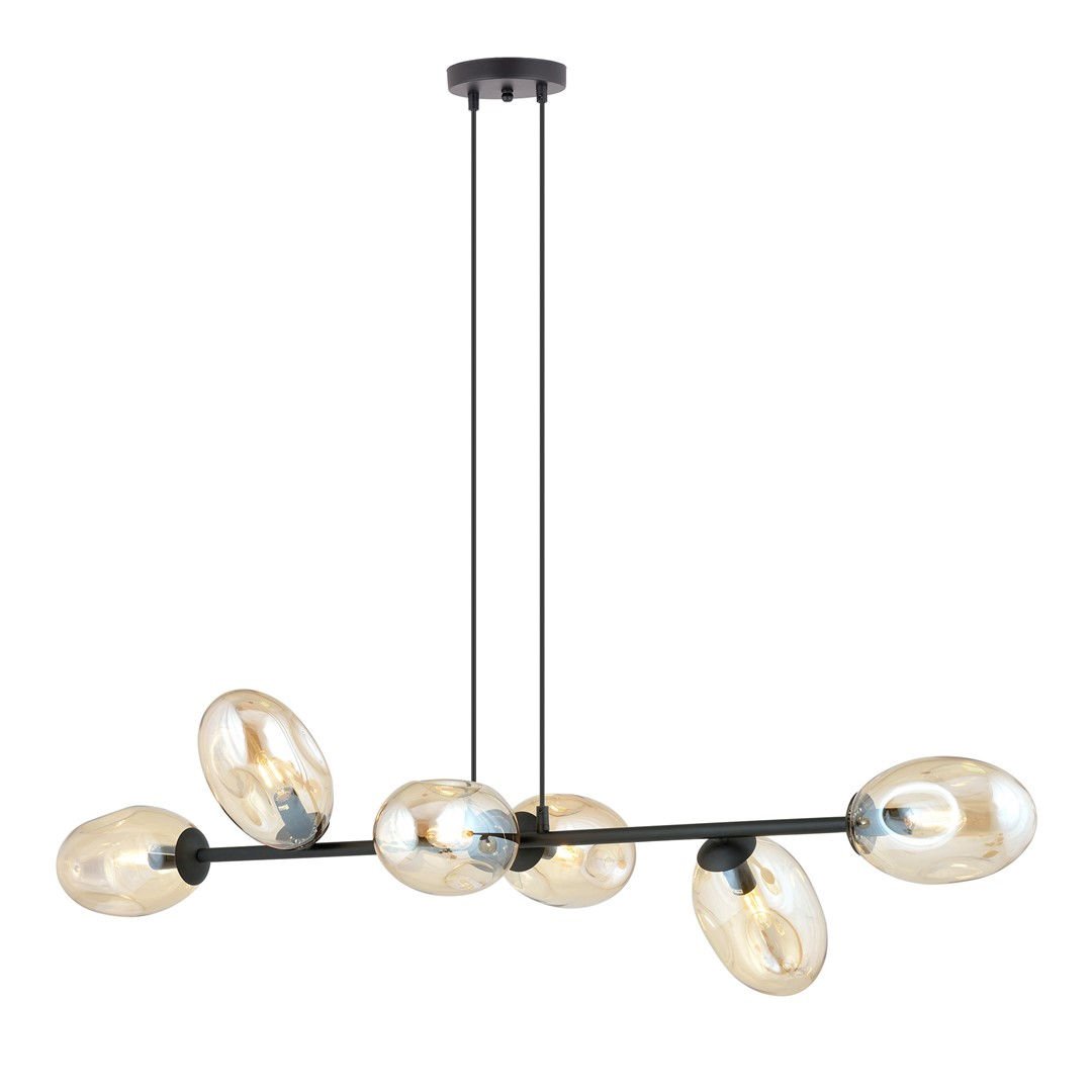 Lampa Wisząca Pandora 6 1264/6 6Xe14 czarna