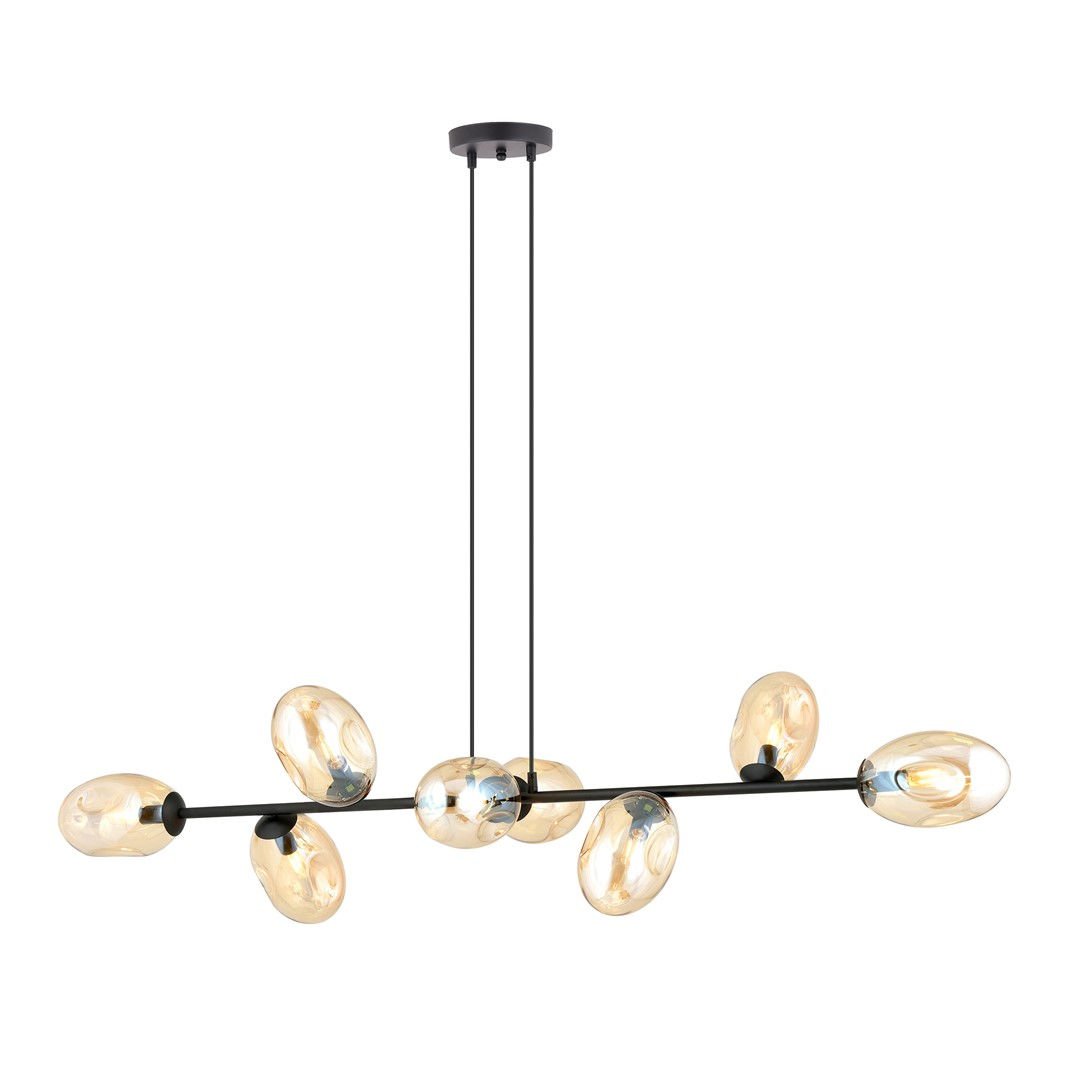 Lampa Wisząca Pandora 8 1264/8 8Xe14 czarna