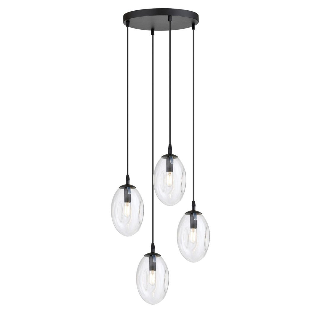 Lampa Wisząca Astral 4 1265/4Prem 4Xe14 czarna
