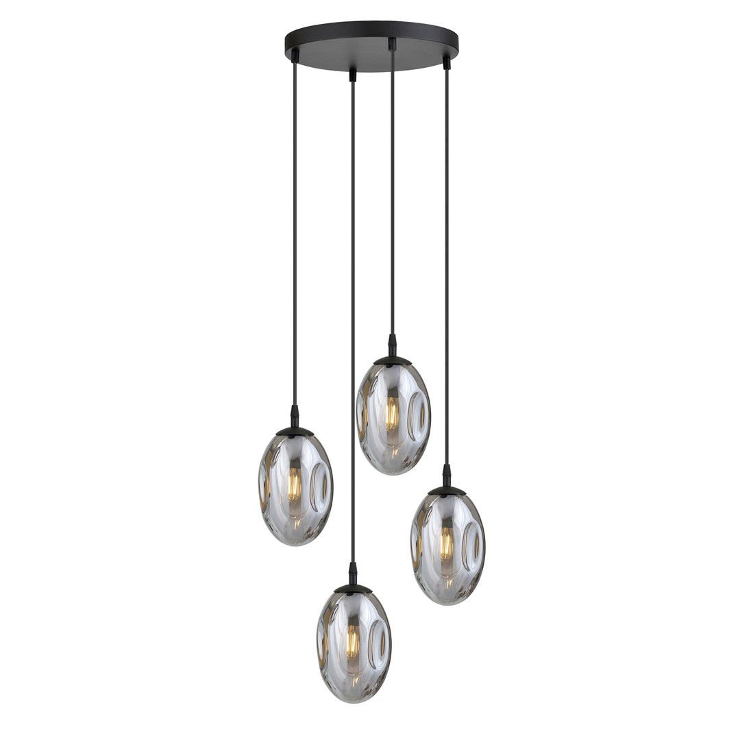 Lampa Wisząca Astral 4 1266/4Prem 4Xe14 czarna