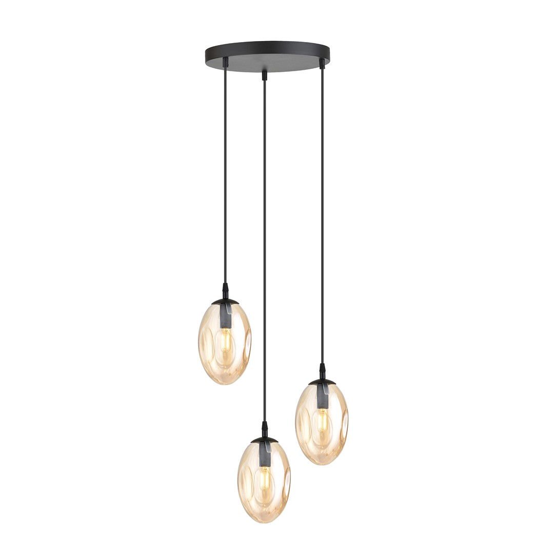 Lampa Wisząca Astral 3 1267/3Prem 3Xe14 czarna