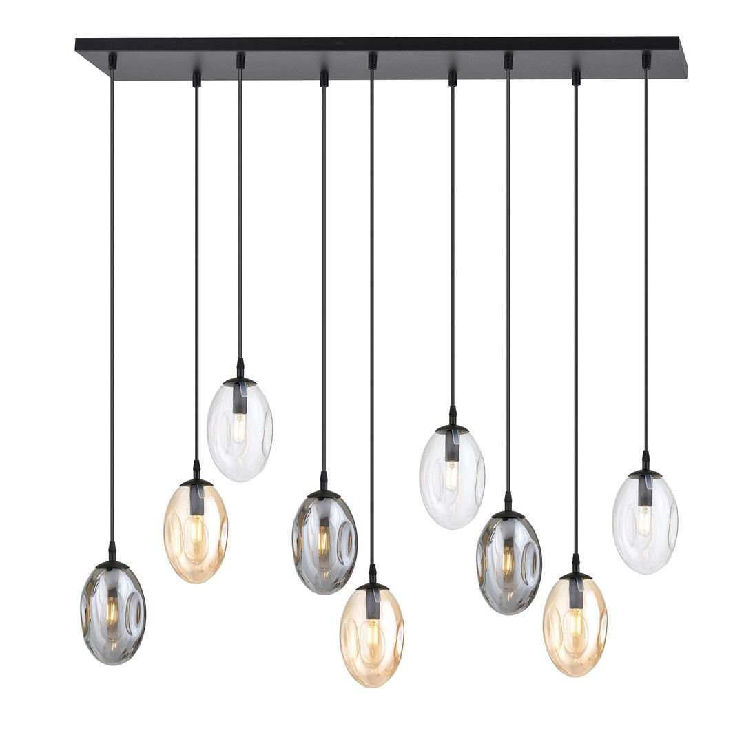 Lampa Sufitowa Astral 9 1268/9M1 9Xe14 czarna