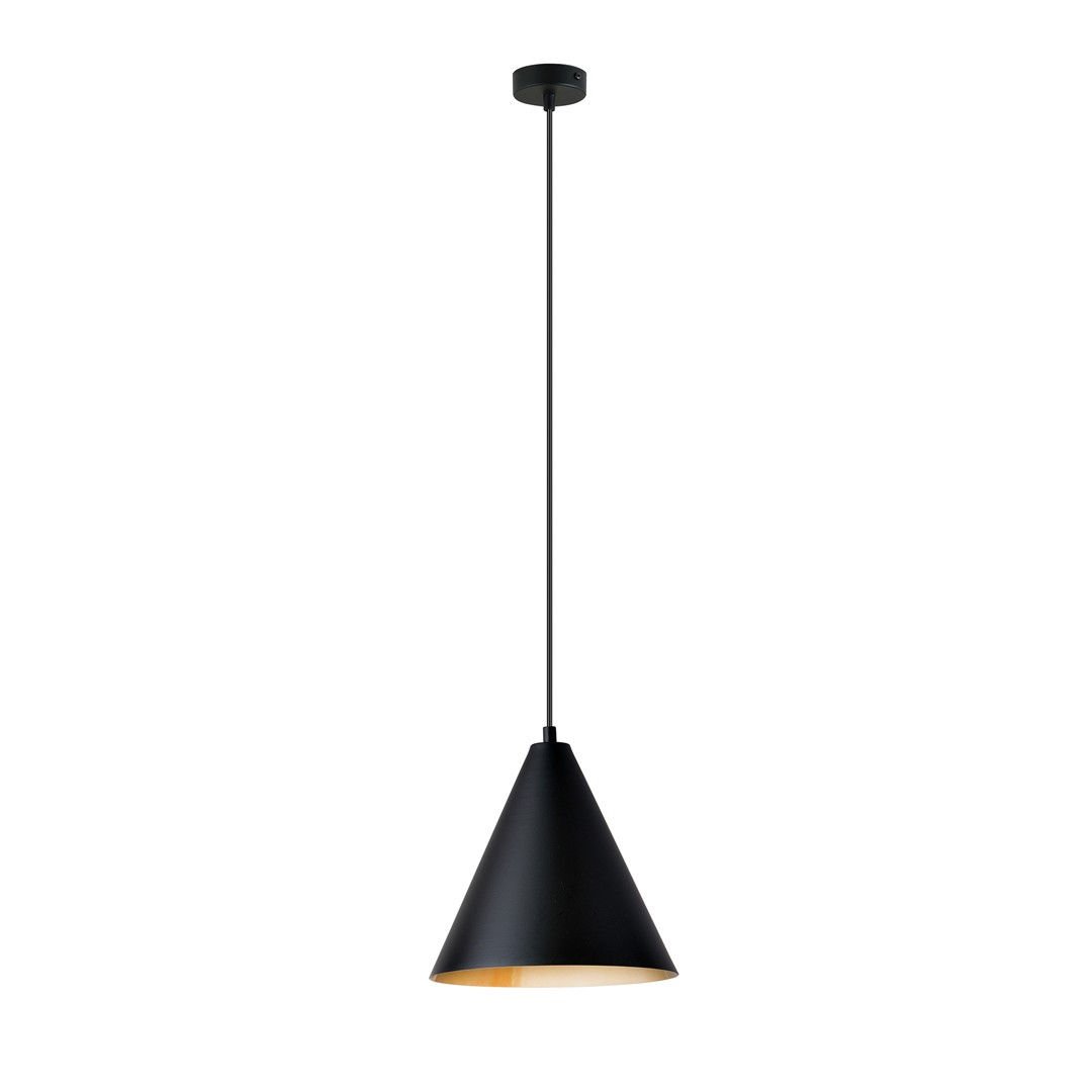 Lampa wisząca rebel 1 black/gold 6548 czarny/złoty