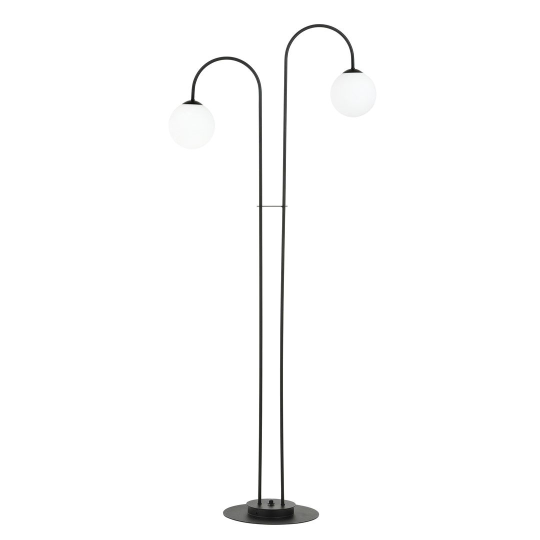 Lampa podłogowa archi lp2 bl opal 6586 czarny