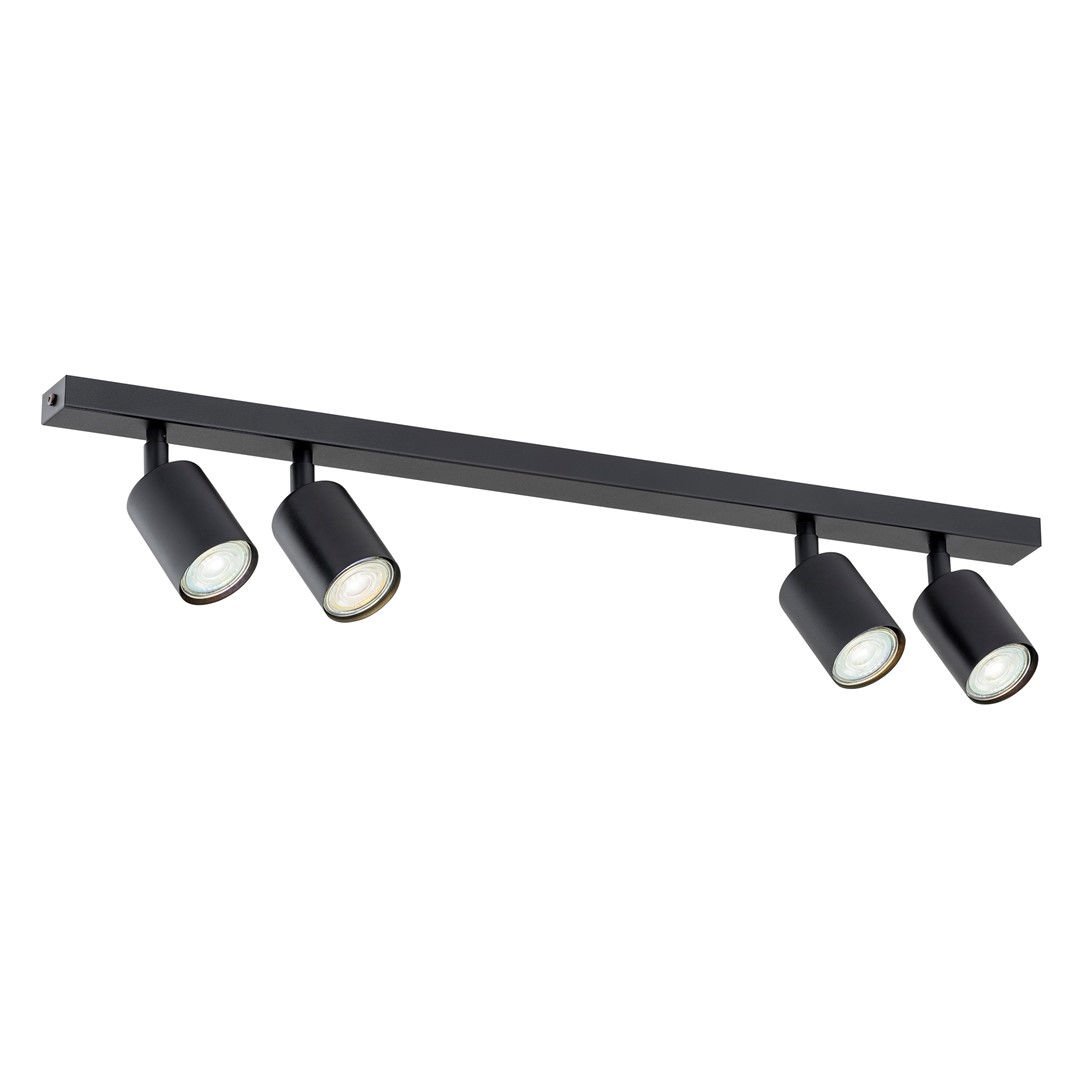 Lampa sufitowa flash 4 black 6793 czarny