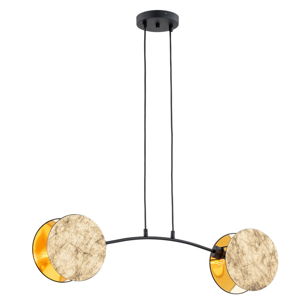 Lampa wisząca motif 2 gold 6850 czarny