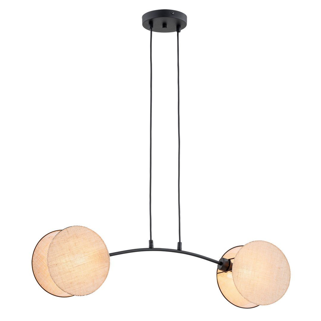 Lampa wisząca motif 2 natural 6857 czarny