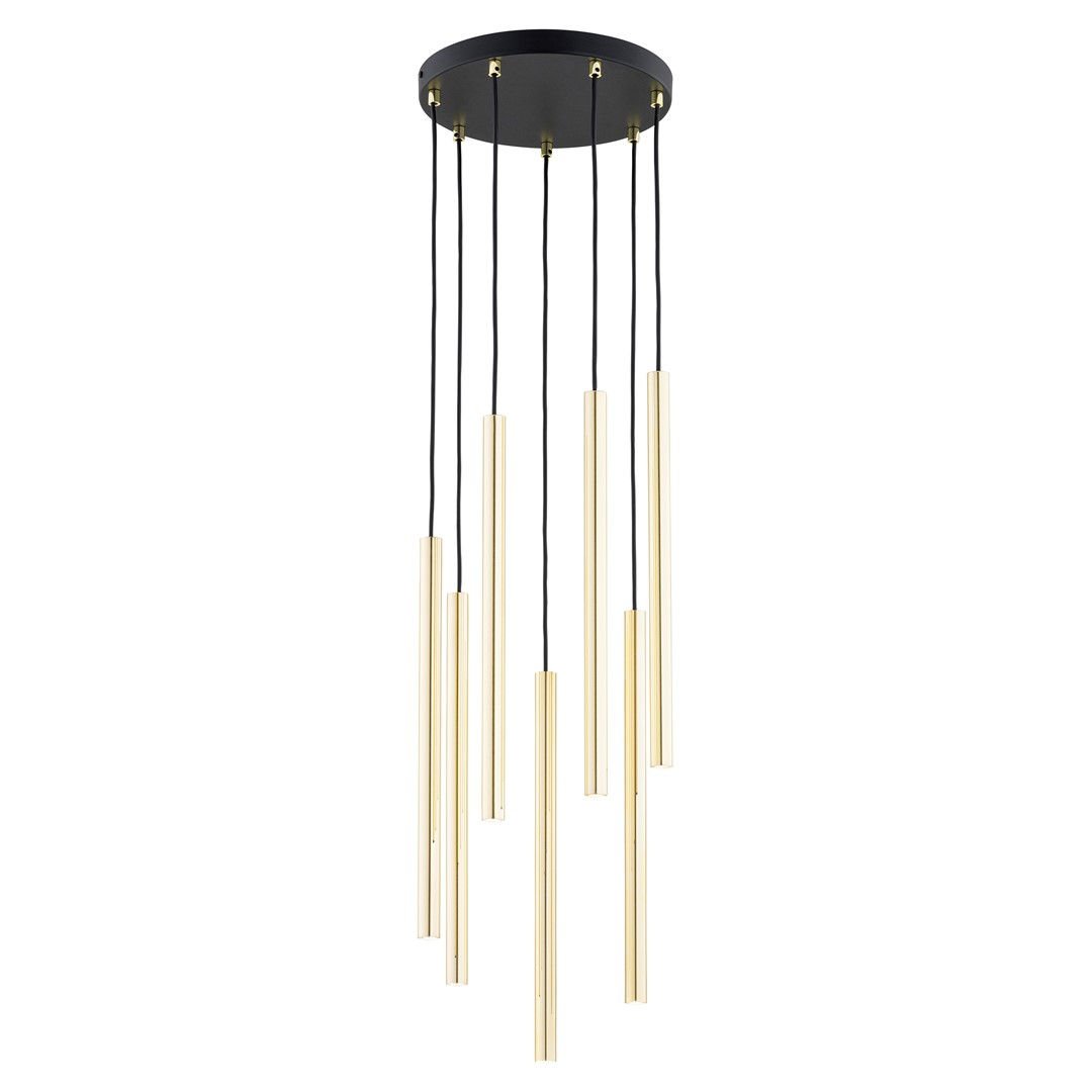 Lampa wisząca selter 7 premium gold 6890 czarny/złoty