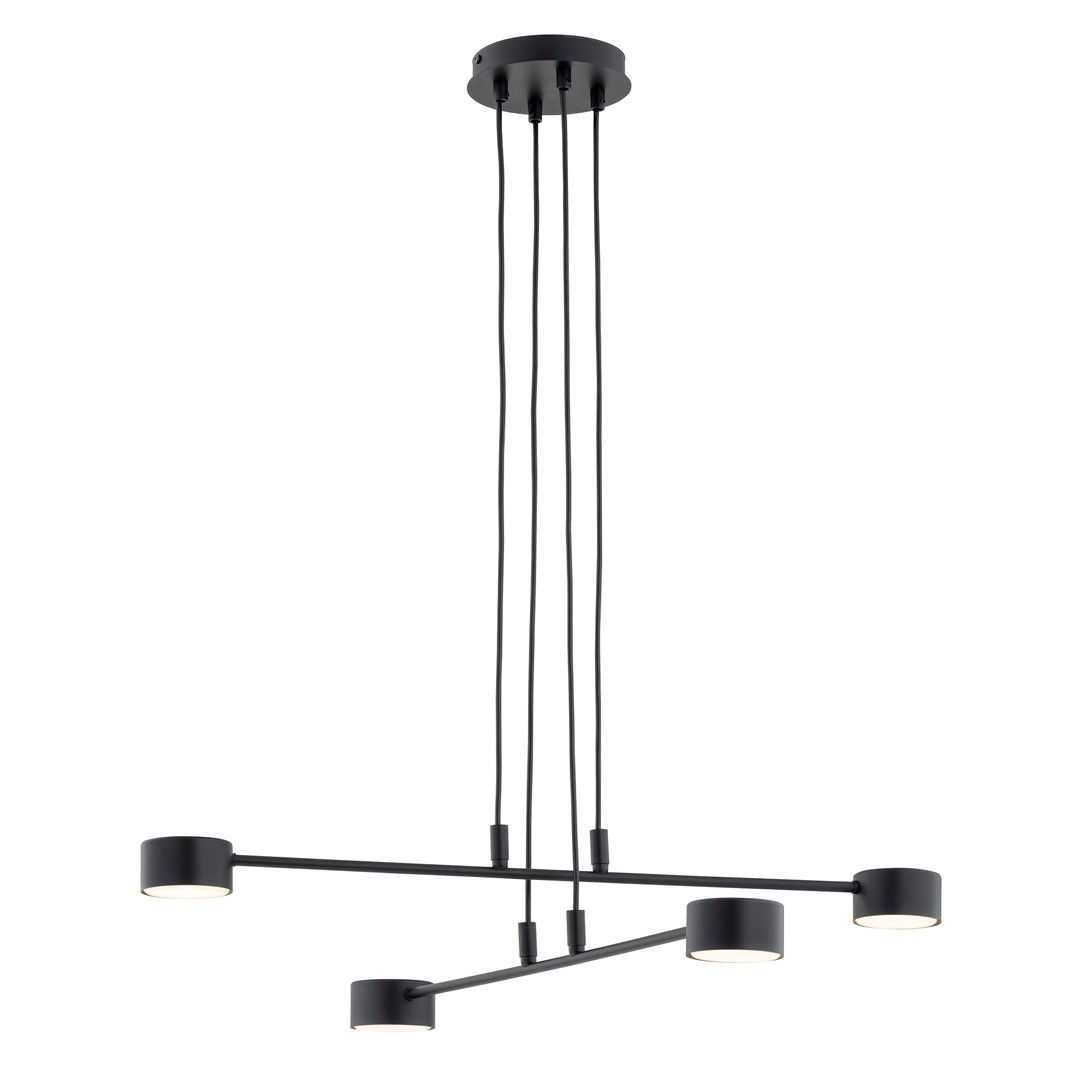 Lampa wisząca modus 4 black 6910 czarny