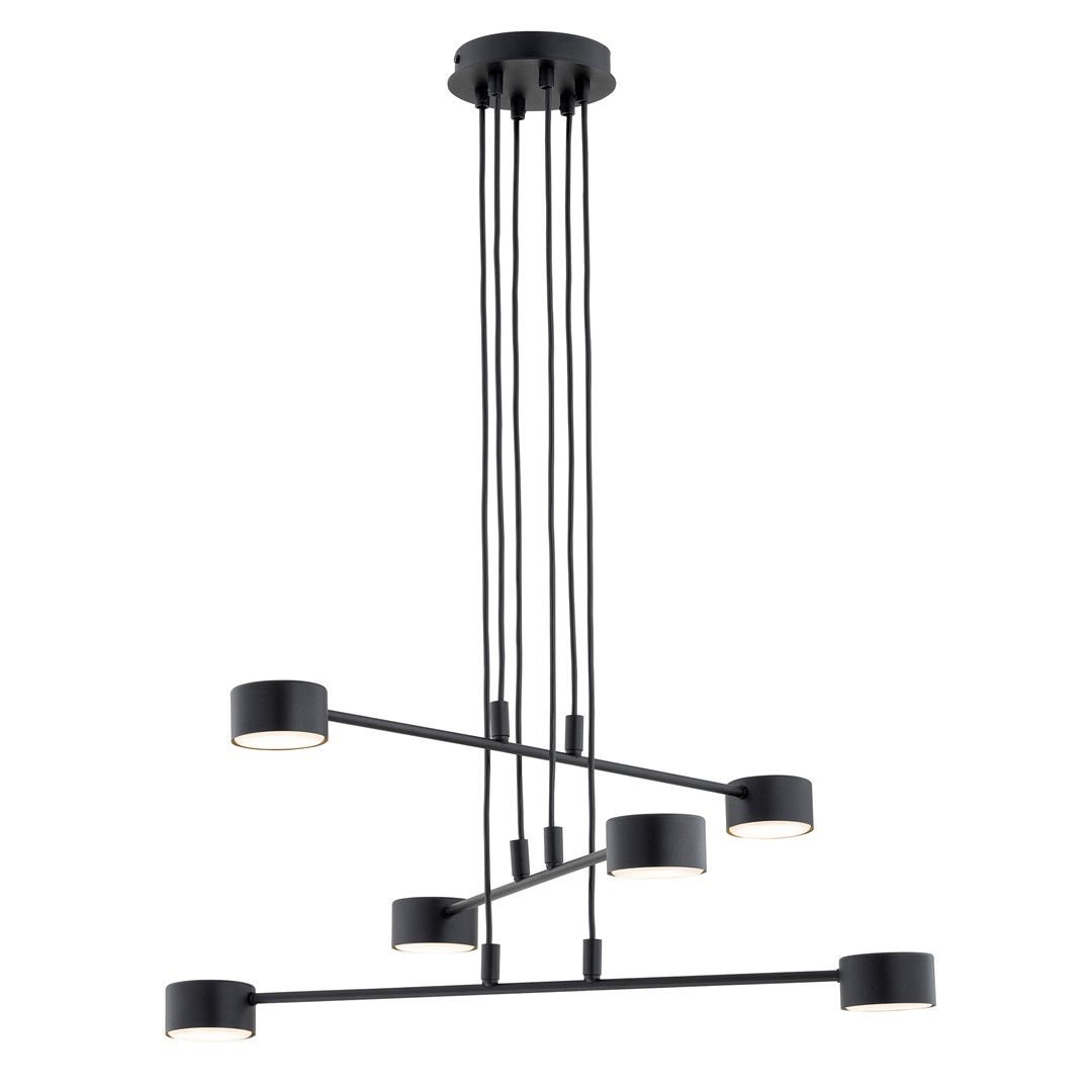 Lampa wisząca modus 6 black 6911 czarny