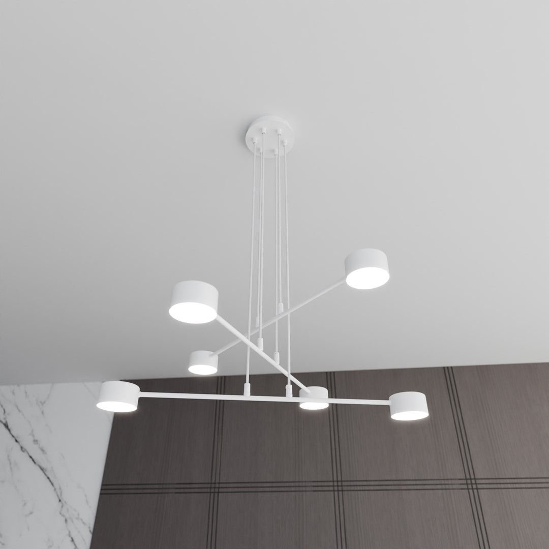 Lampa wisząca modus 6 white 6913 biały