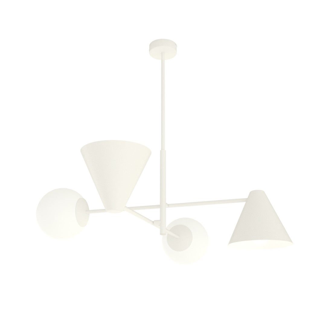 Lampa wisząca hermes 4 white 7065 biały