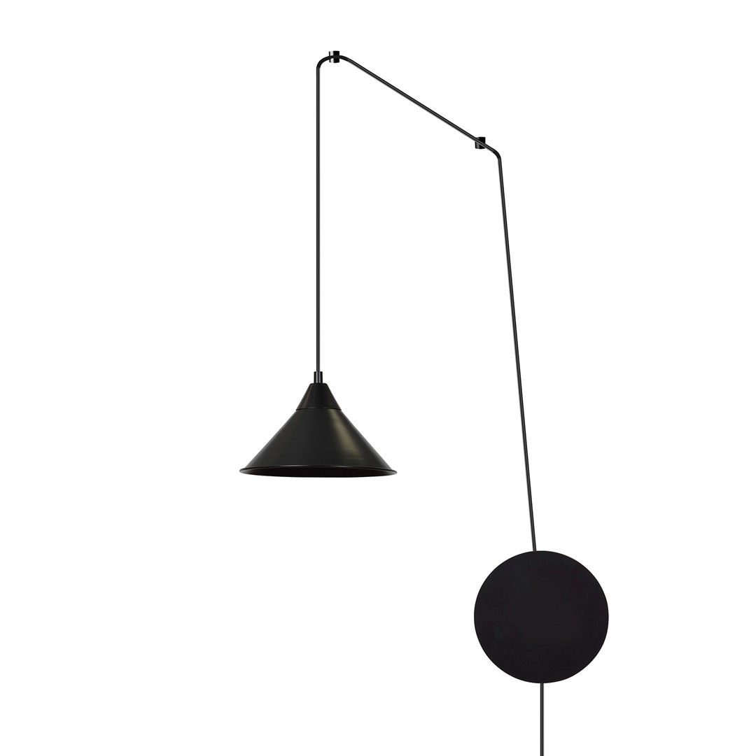 Lampa Wisząca Abramo 1160/1 1Xe27 czarna