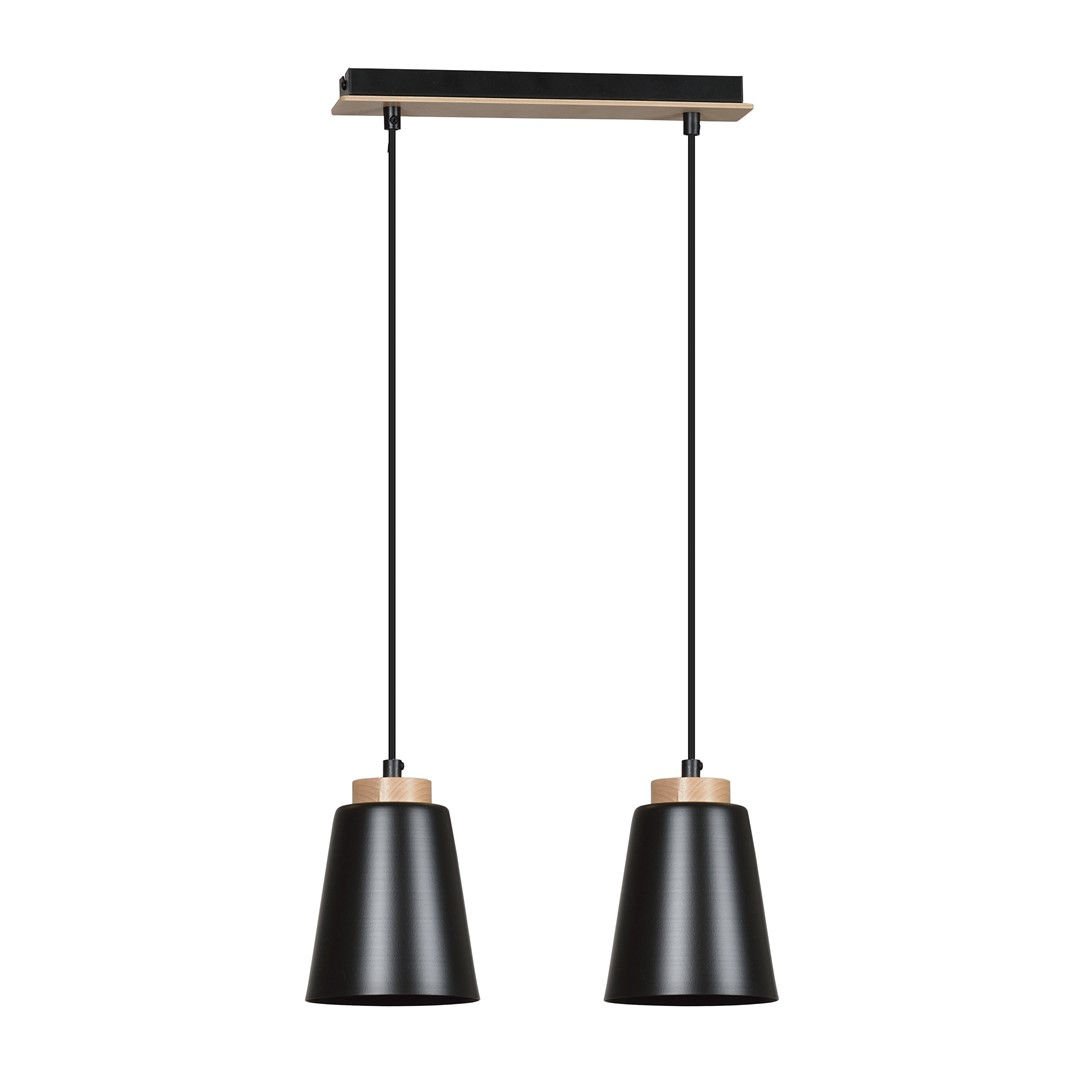 Lampa Wisząca Bolero 2442/2 2Xe27 czarna