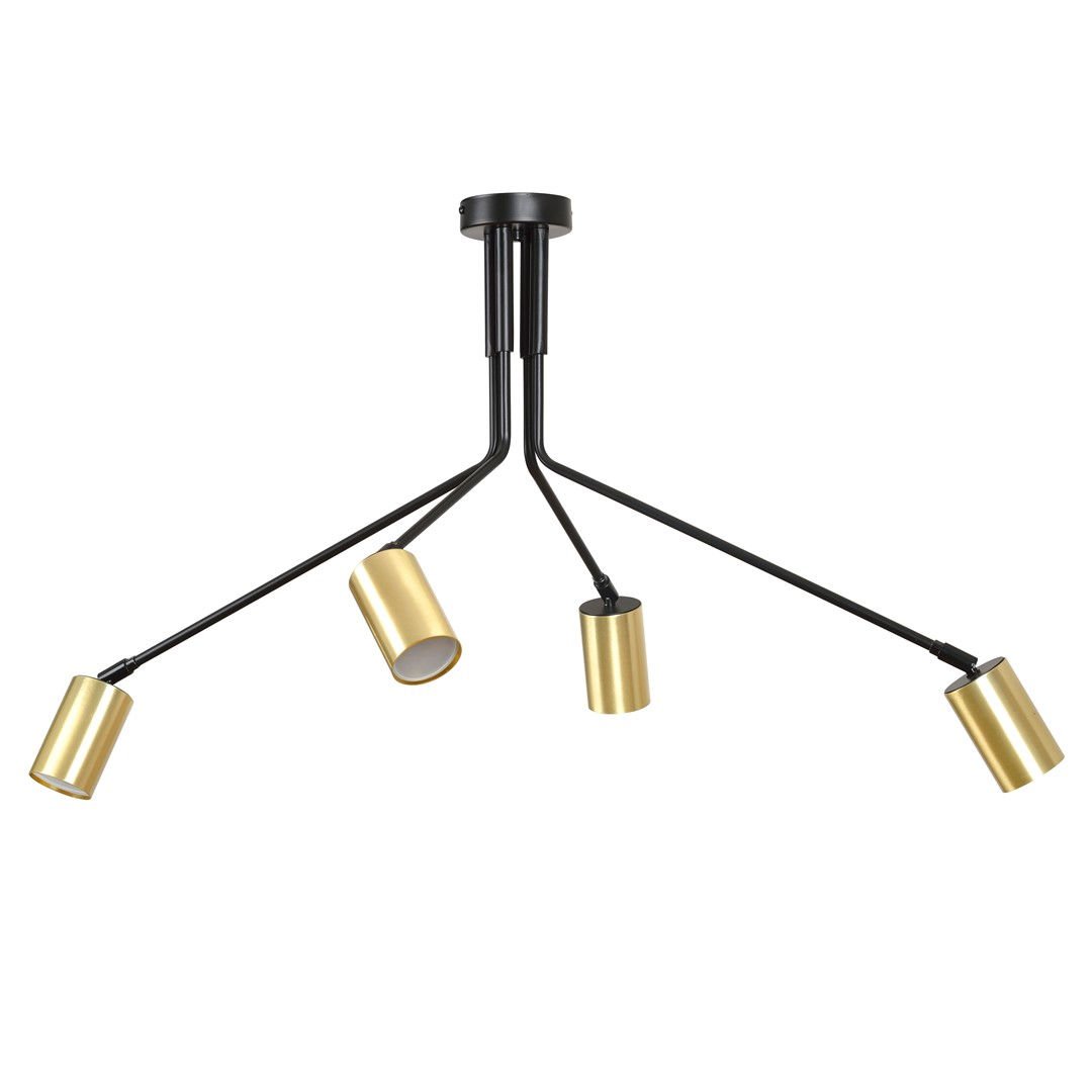 Lampa Sufitowa Verno 4655/4 4Xgu10 czarna