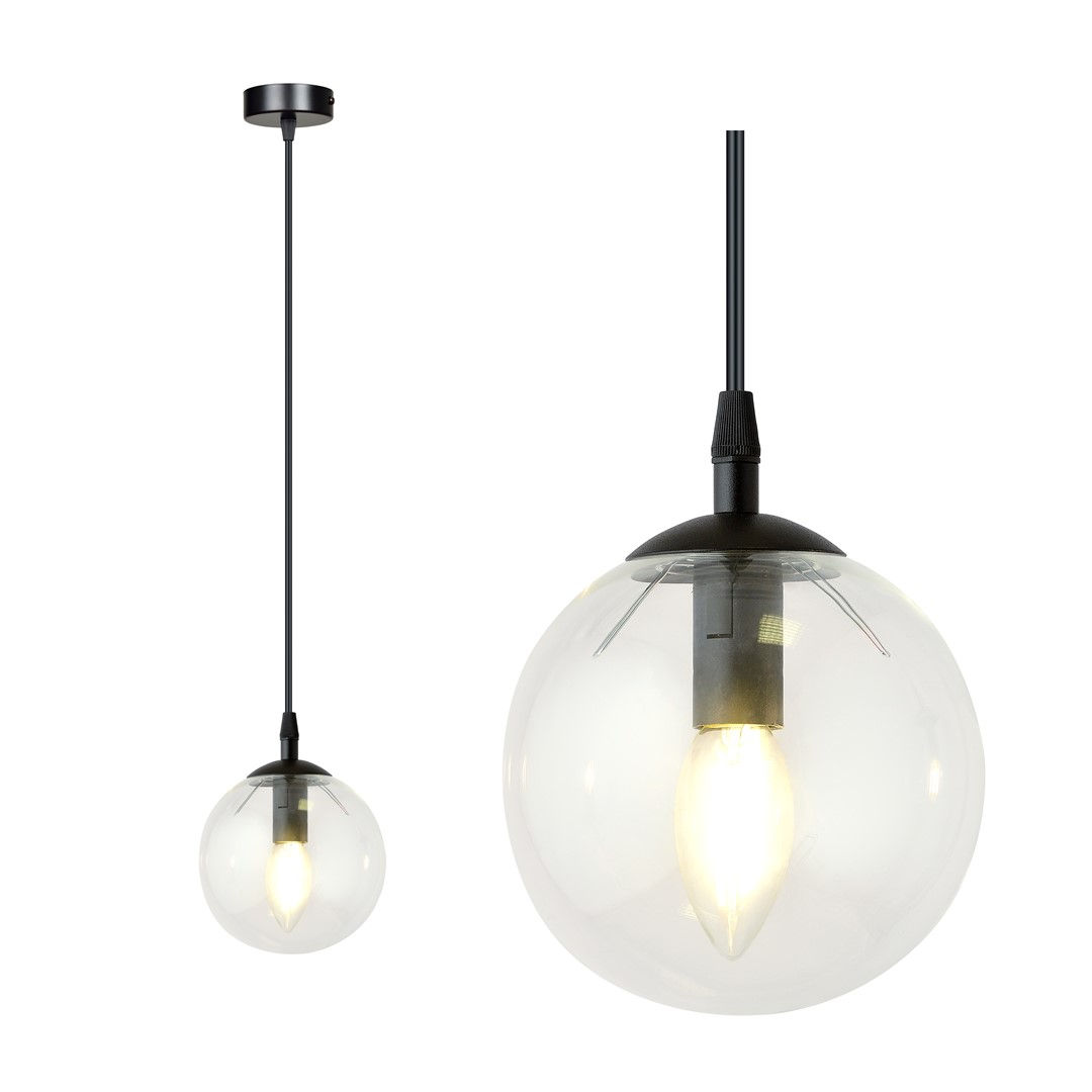 Lampa Wisząca Cosmo 1 Bl711/1 1Xe14 transparentna