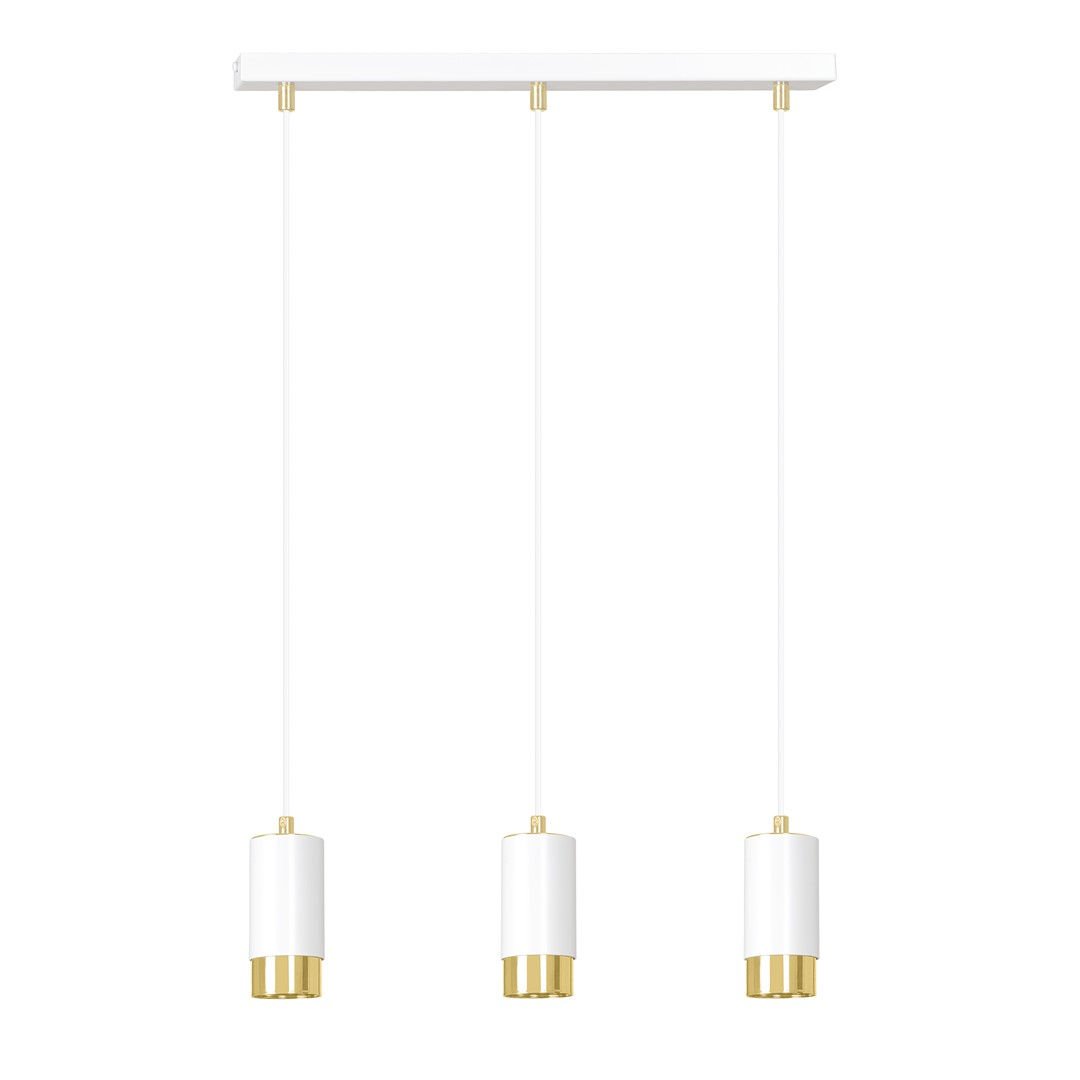 Lampa Wisząca Fumiko 3815/3 3Xgu10 biała/złota