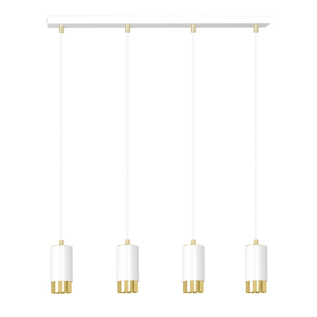Lampa Wisząca Fumiko 4815/4 4Xgu10 biała/złota