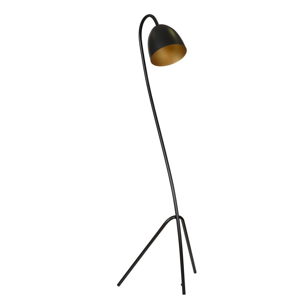 Lampa Stojąca Haris Lp1/864/1 1Xe27 czarna/złota