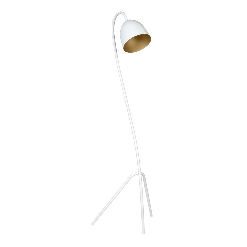Lampa Stojąca Haris Lp1 /864/3 1Xe27 biała/złota
