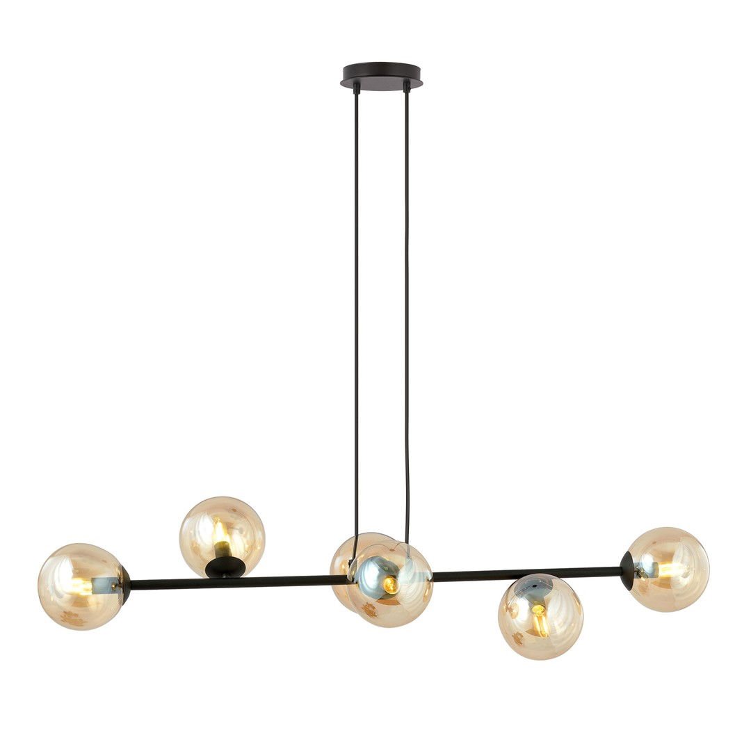 Lampa Wisząca Rossi 6 Bl876/6 6Xe14 miodowa