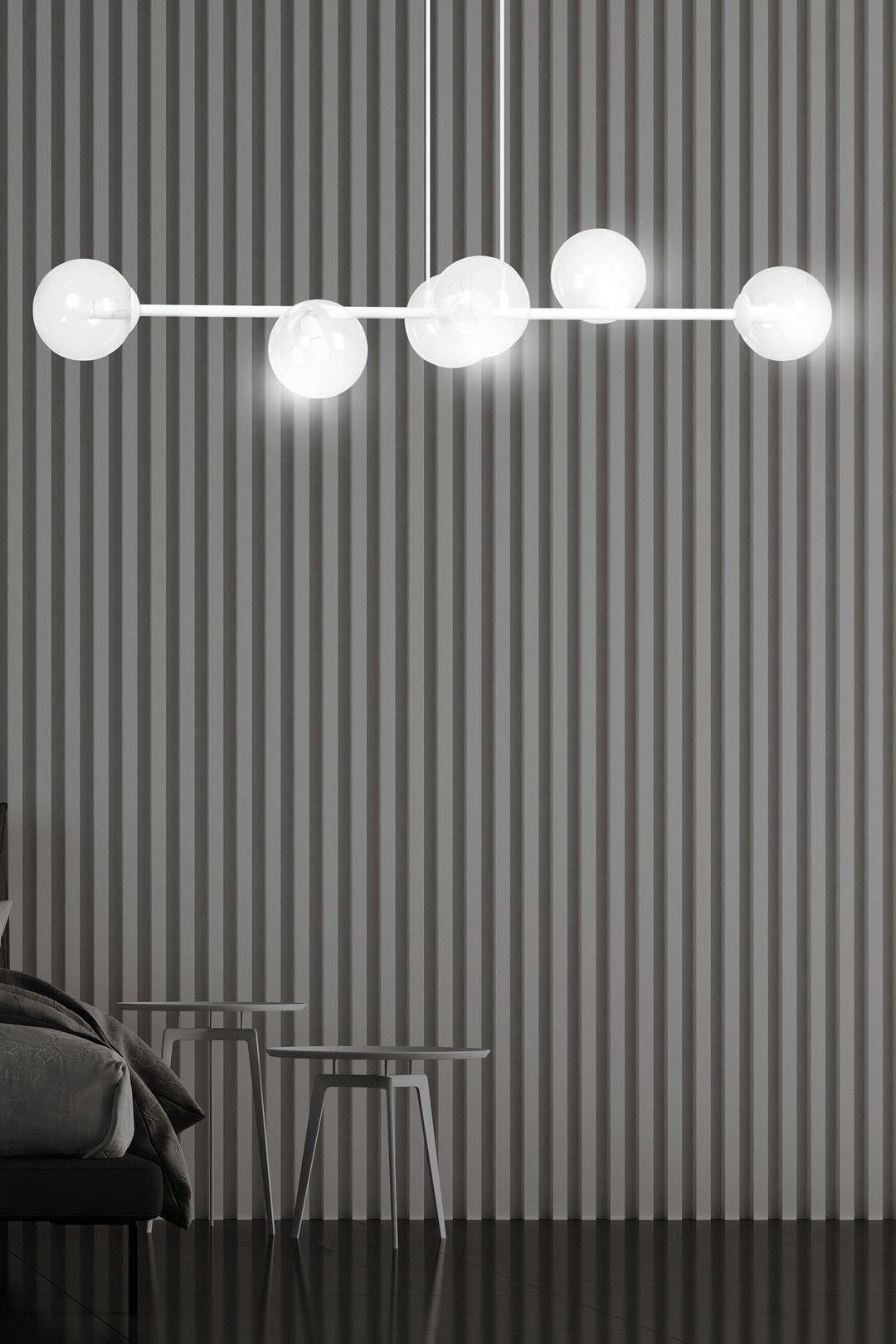 Lampa Wisząca Rossi 6 Wh877/6 6Xe14 transparentna