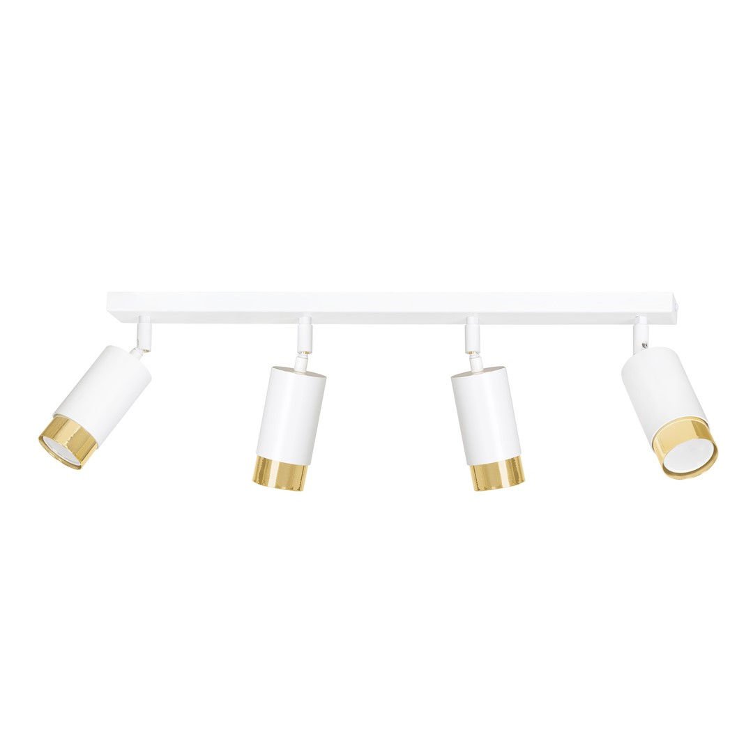 Lampa Sufitowa Hiro 4963/4 4Xgu10 biała/złota