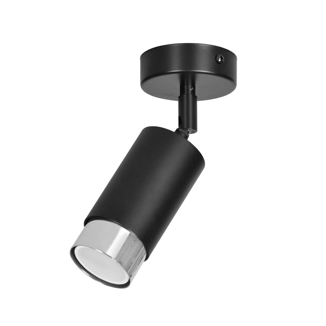 Lampa Sufitowa Hiro 1964/1 1Xgu10 czarna/chrom