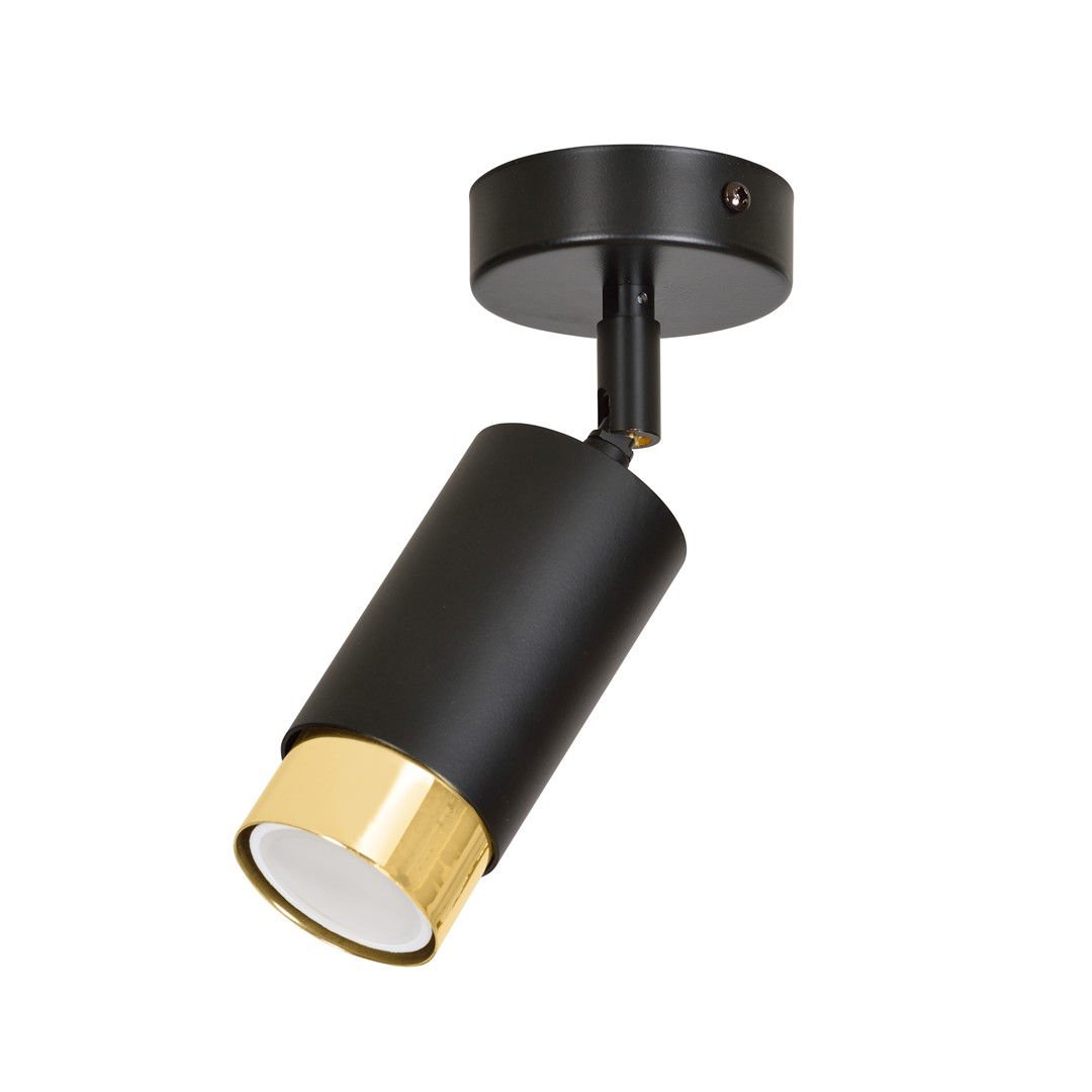 Lampa Sufitowa Hiro 1965/1 1Xgu10 czarna/złota