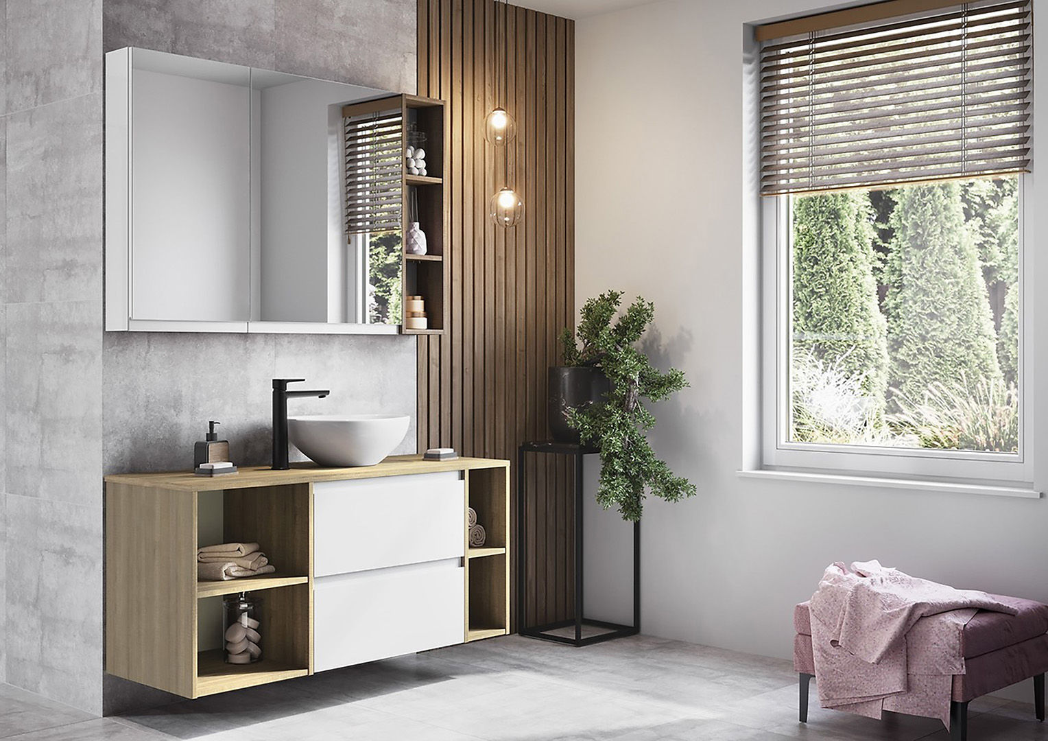 Aranżacja Cersanit Moduo