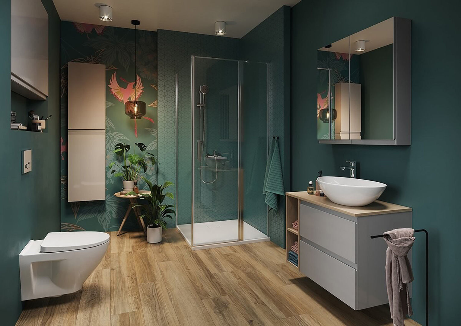 Aranżacja Cersanit Moduo