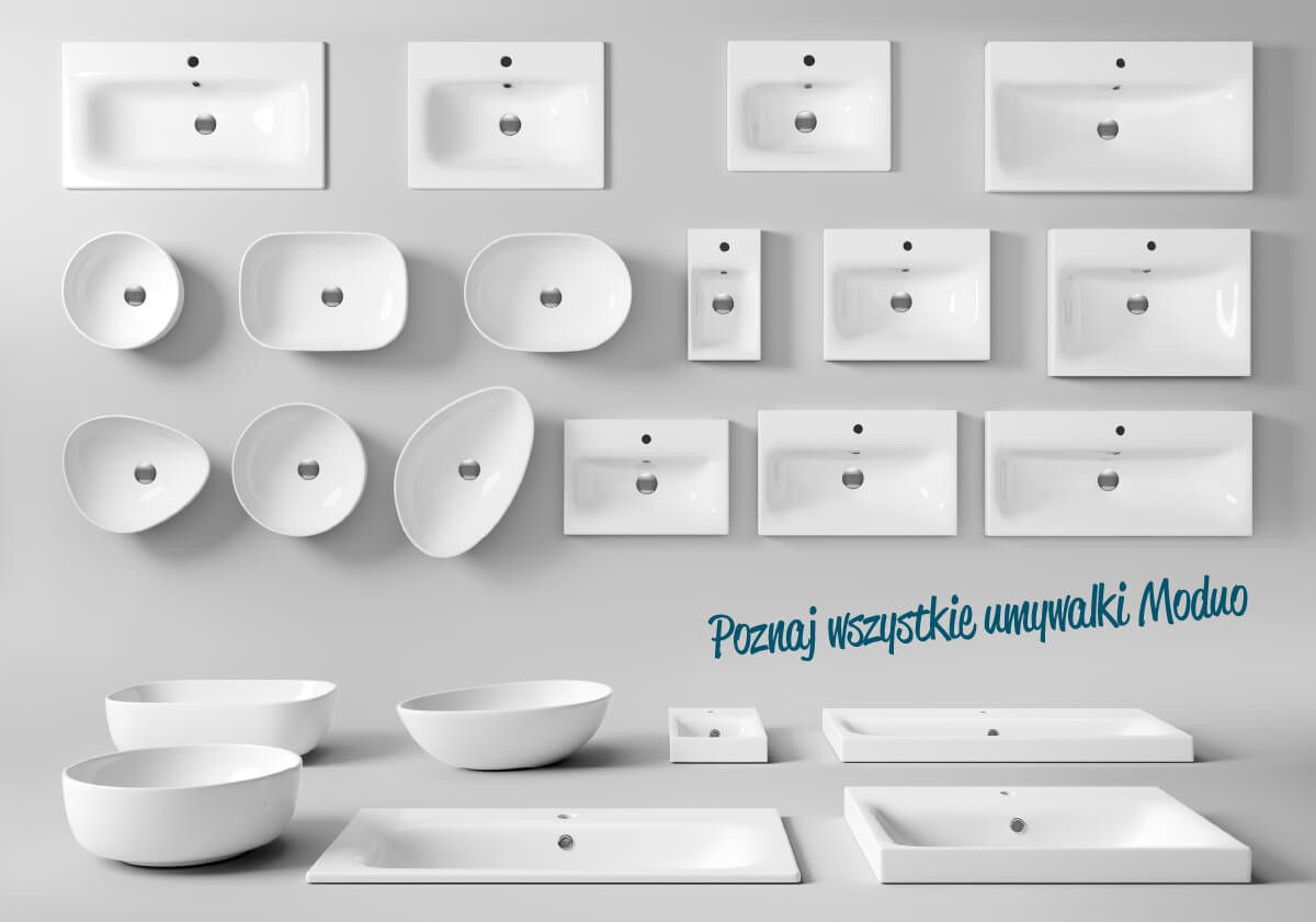  Aranżacja Cersanit Moduo 