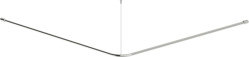 Drążek zasłony prysznicowej Deante Lehnen 150 cm chrom połysk NIL_0DZ3