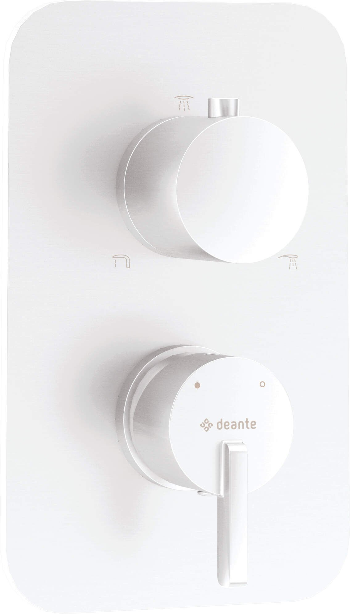 Element baterii prysznicowej podtynkowej Deante Silia bianco BXY_AQSM