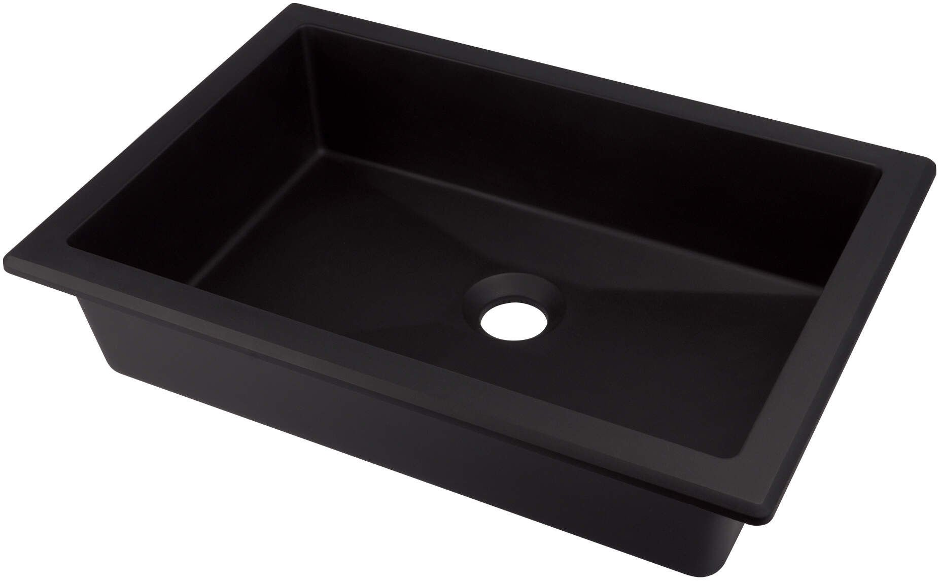 Umywalka podblatowa Deante Correo 50x35 cm prostokątna nero CQR_NU5U