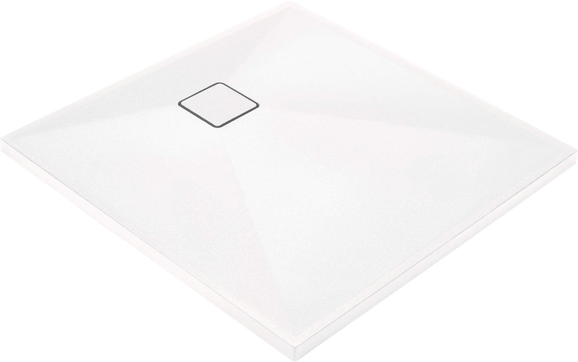 Brodzik kwadratowy Deante Correo 80x80 granit alabaster KQR_A42B