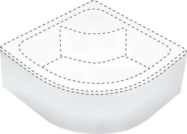 Obudowa brodzika prysznicowego Deep 80cm