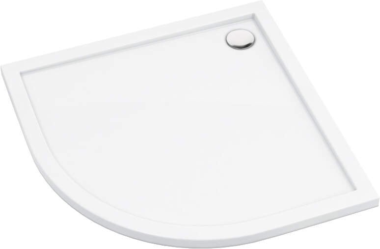 Brodzik półokrągły Deante Prizma 90x90x5 biały akryl KTJ_093B