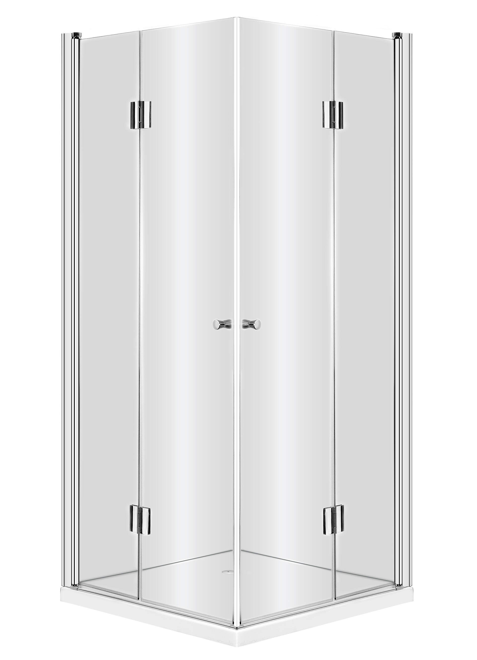 Kabina prysznicowa Deante Kerria Plus 90x90x200 kwadratowa chrom transparentne KTK_041P