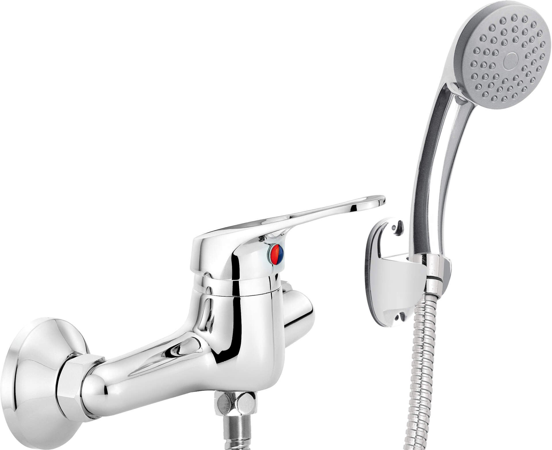 Bateria prysznicowa natynkowa Deante Lobo chrom połysk BYU_041M