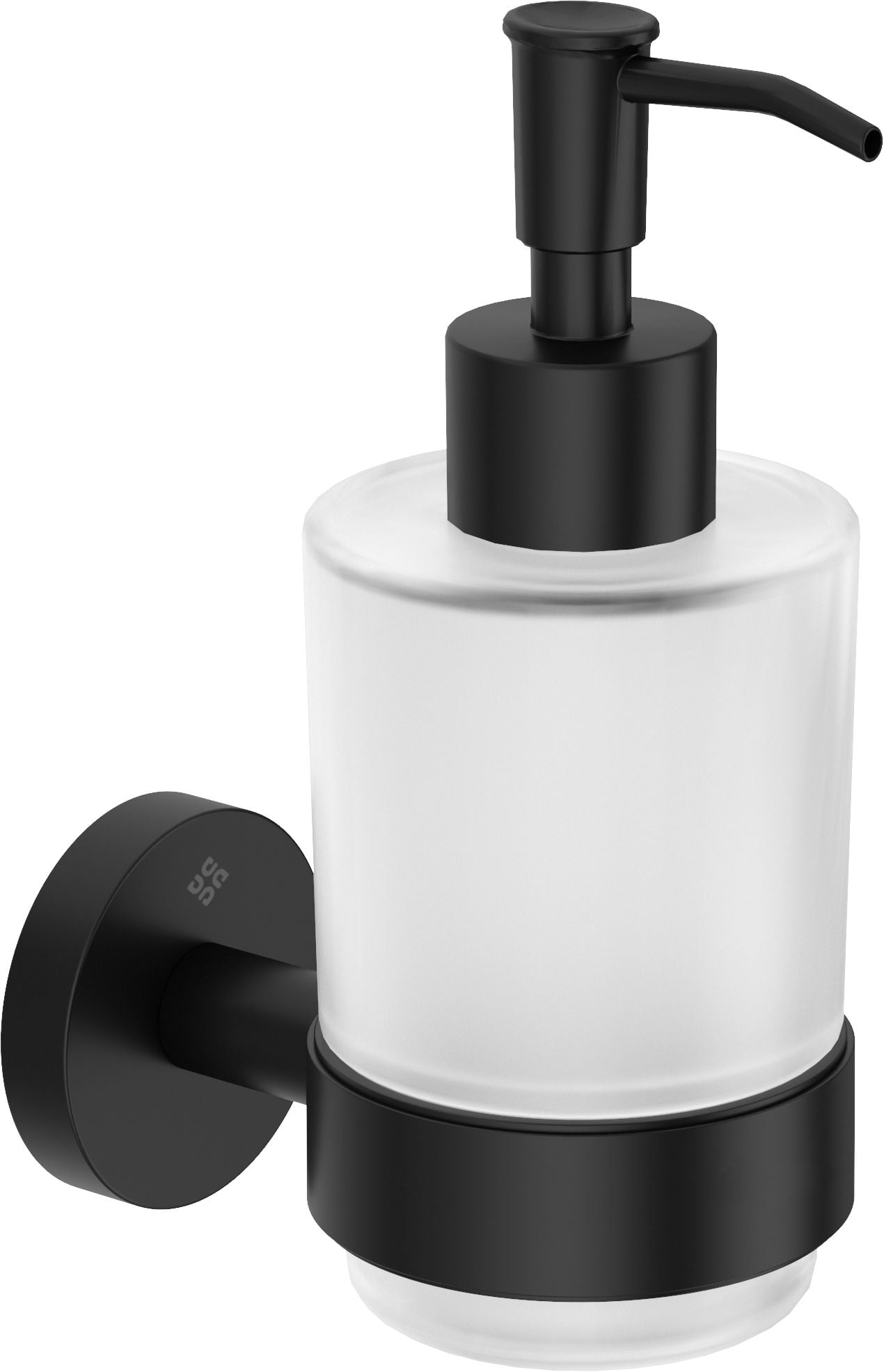 Dozownik do mydła 200 ml mocowany Deante Jasmin nero ADJ_N421