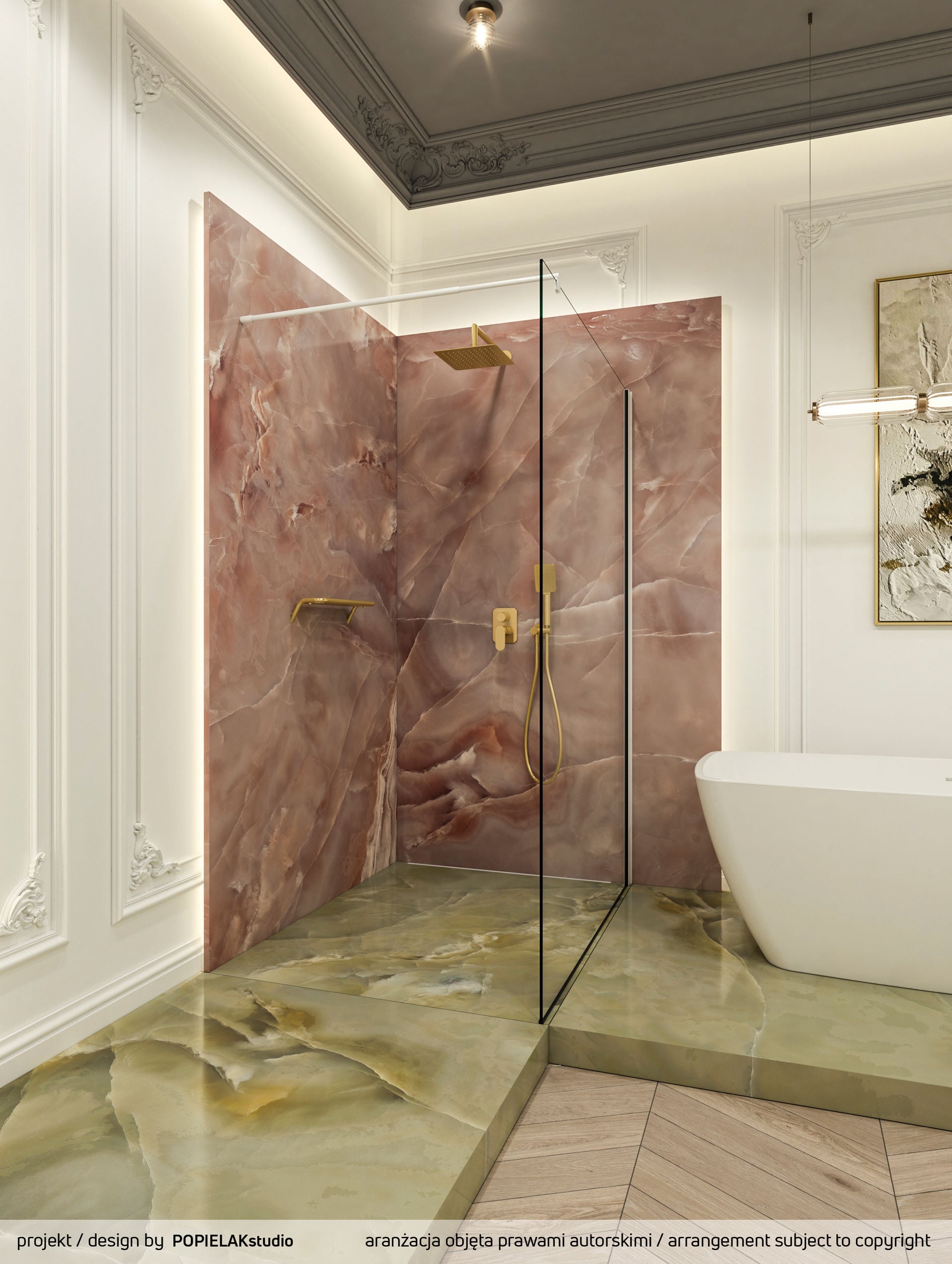 Kabina prysznicowa Deante Kerria Plus 120x200 chrom transparentne KTS_032P