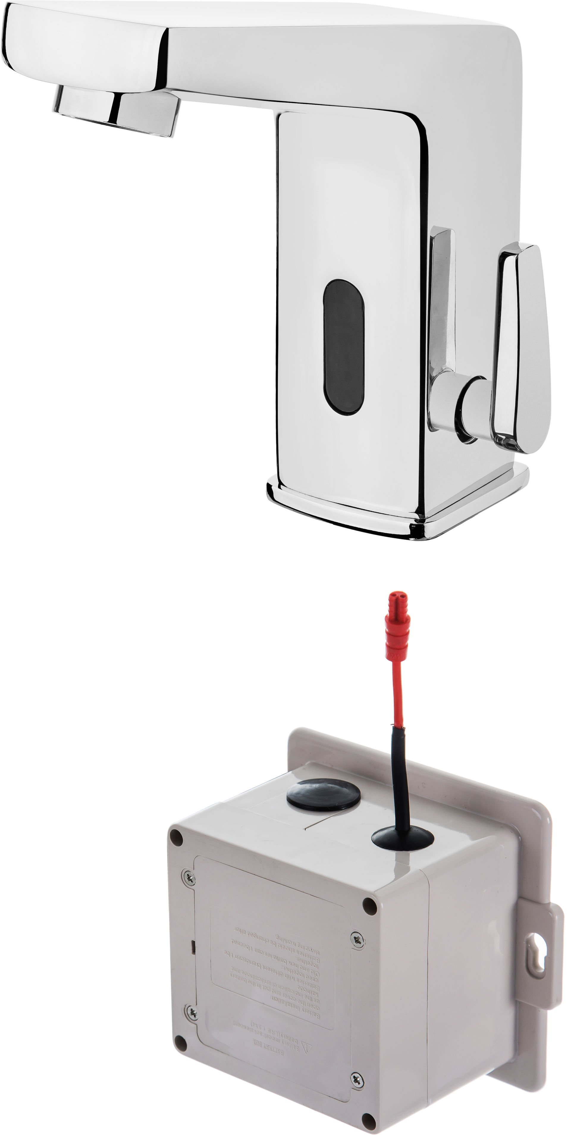 Bateria umywalkowa bezdotykowa Deante Sensor chrom połysk BCH_029R