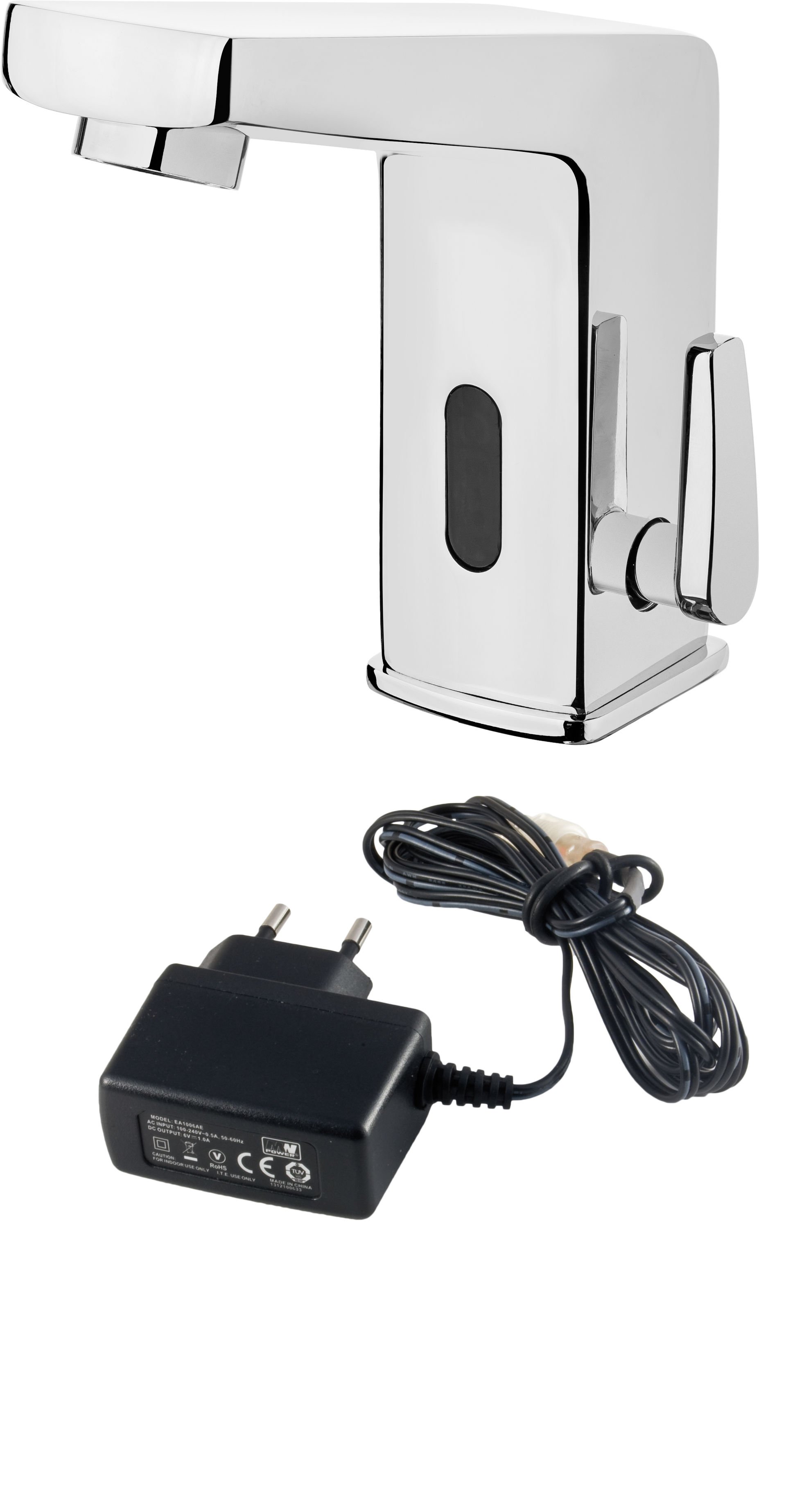 Bateria umywalkowa bezdotykowa Deante Sensor chrom połysk BCH_029V