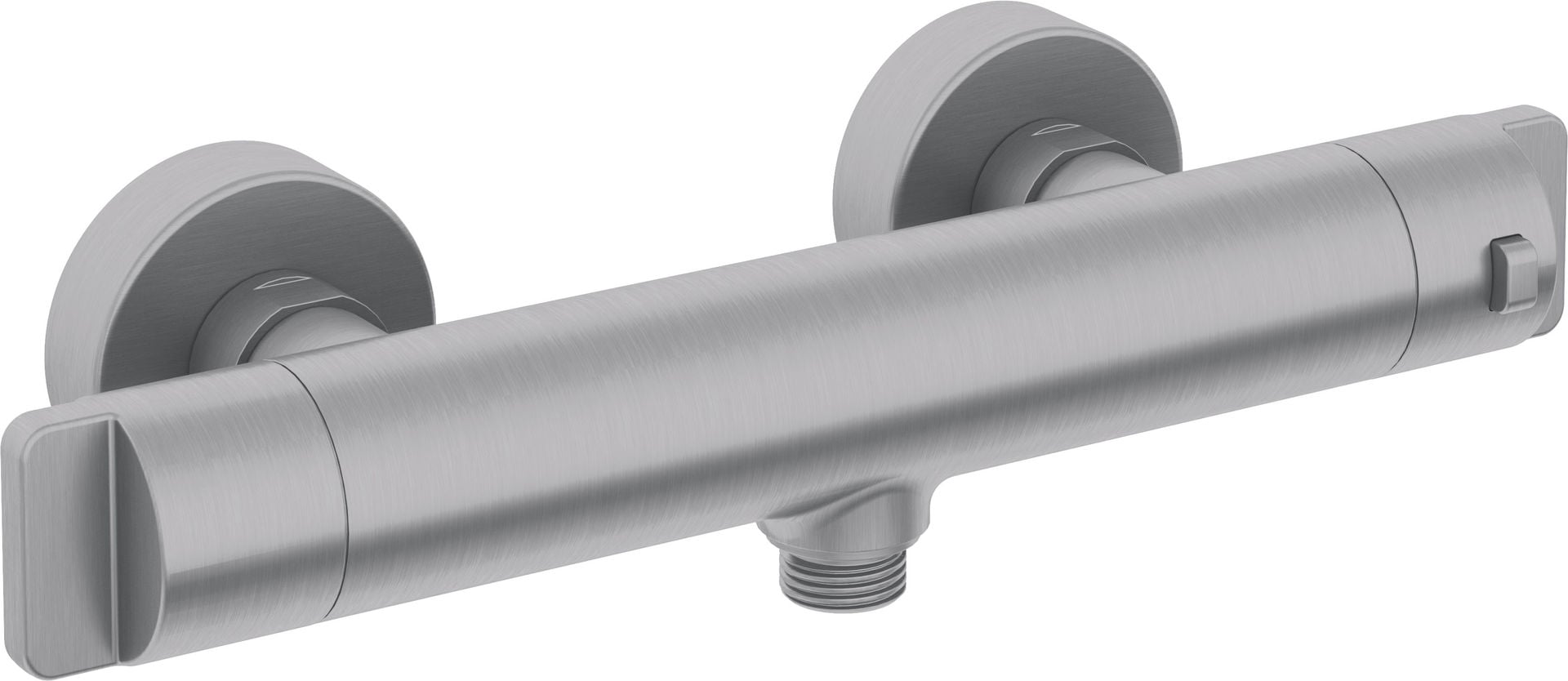 Bateria prysznicowa natynkowa termostatyczna Deante Therm stal szczotkowana BCH_F4BT