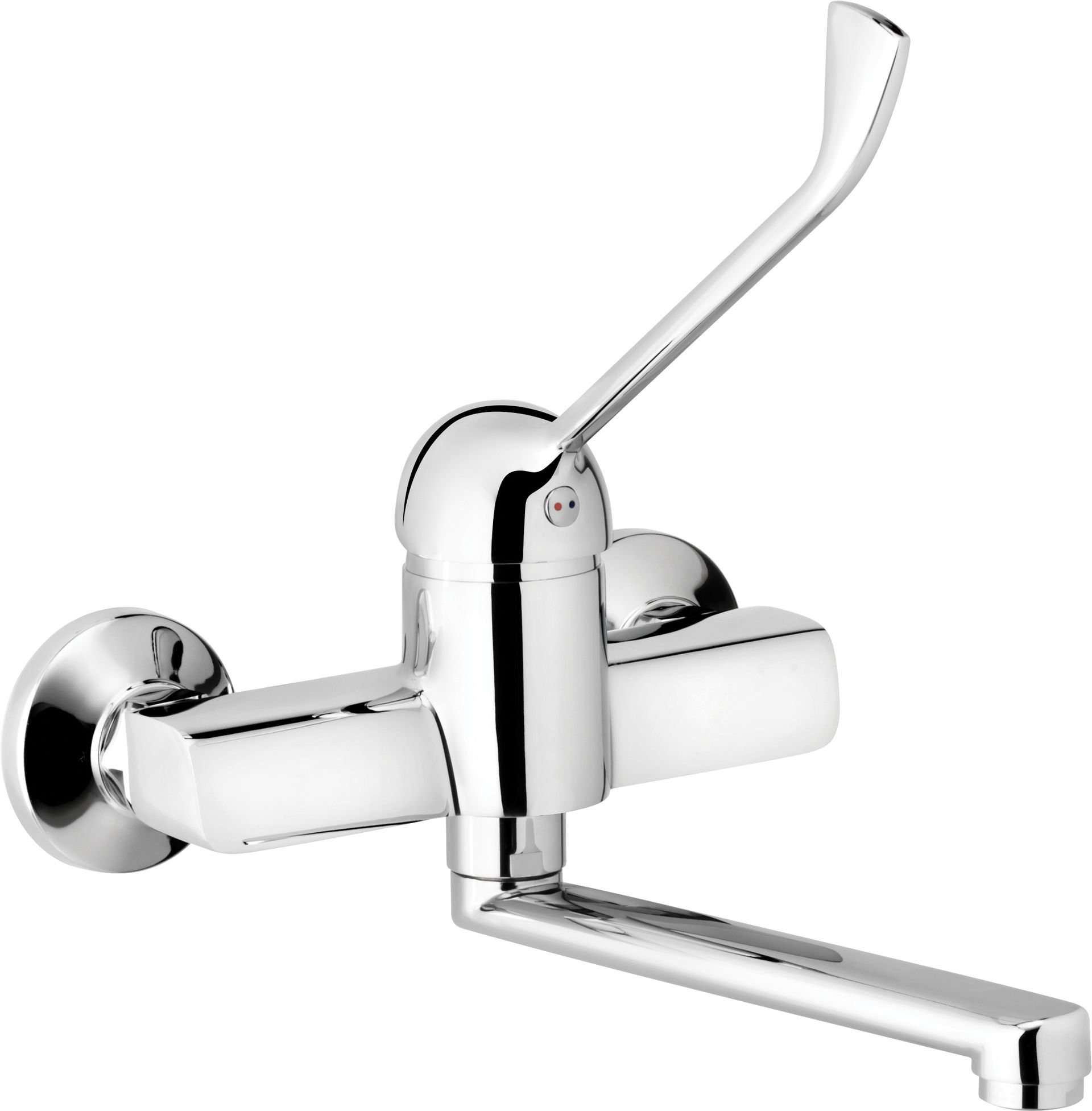 Bateria umywalkowa ścienna Deante Corio chrom połysk BFC_050C