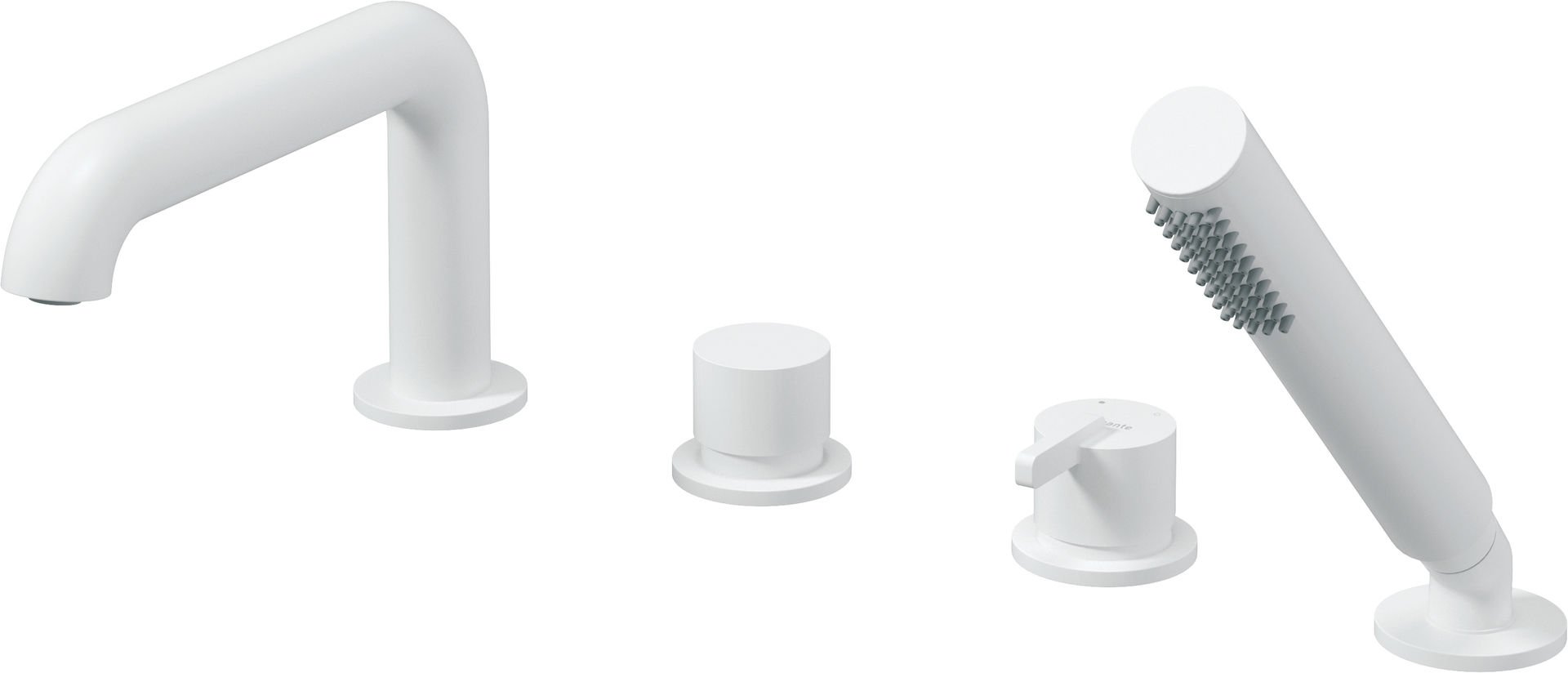 Bateria wannowa Deante Silia 4-otworowa bianco BQS_A14M